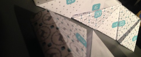 Calendrier de l'avent en papier DIY